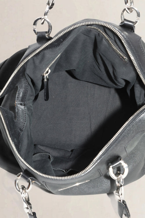 Céline Black Leather Shoulder Bag