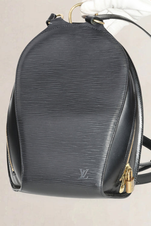 Louis Vuitton Blue Epi Gobelin Backpack