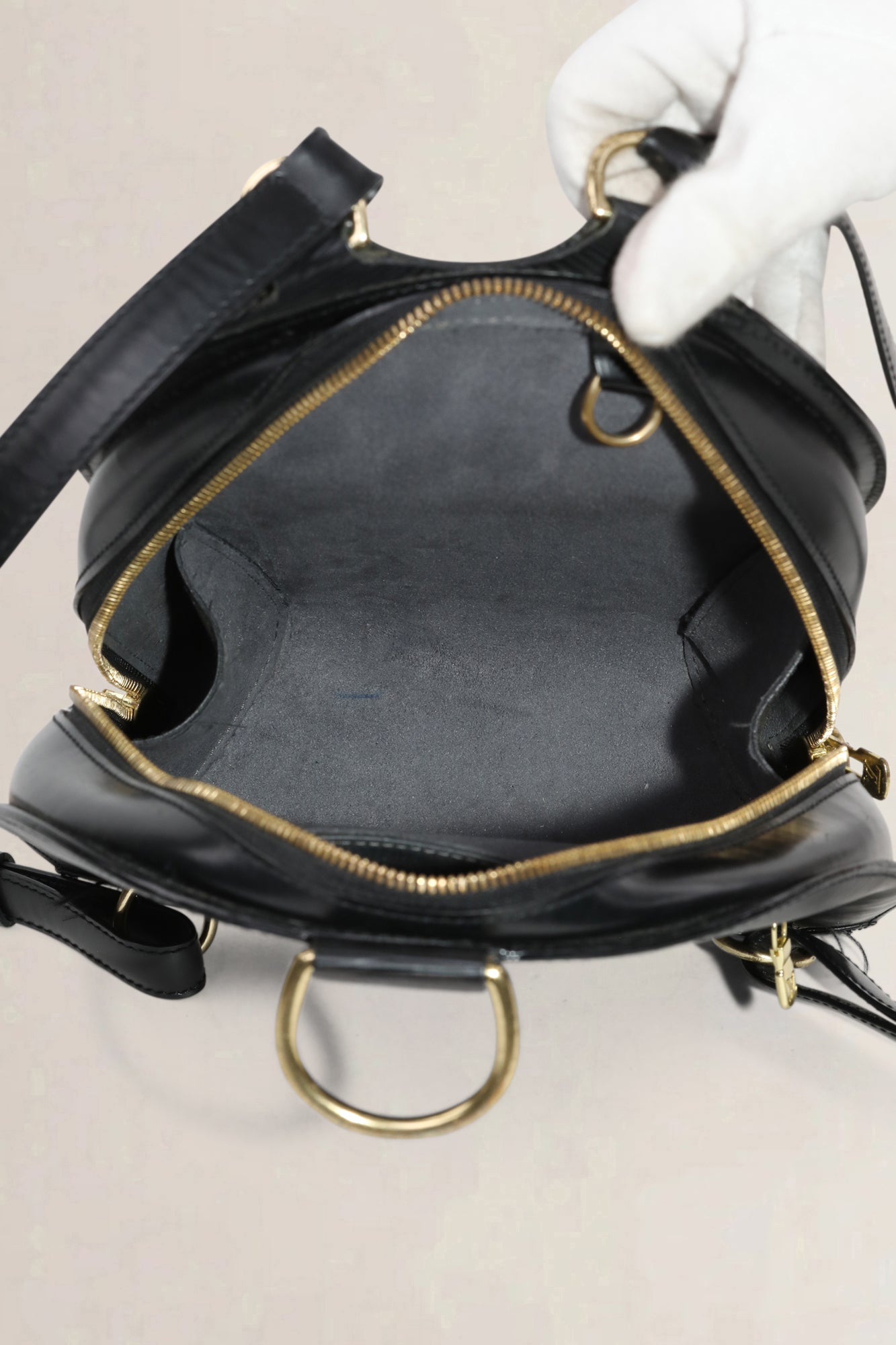 Louis Vuitton Blue Epi Gobelin Backpack