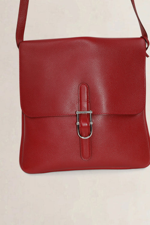 Delvaux Rosso Kot Crossbody Bag