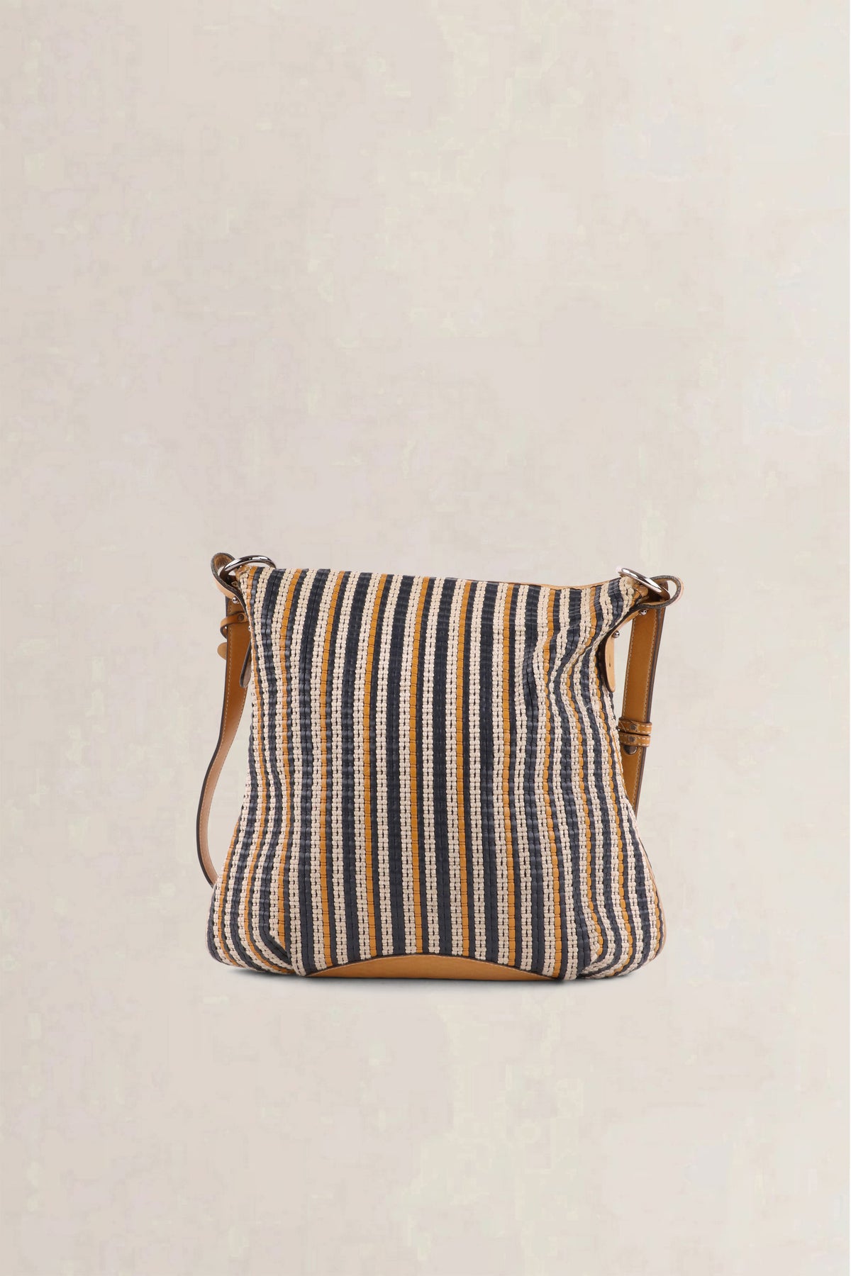 Delvaux Multicolor Flou Toile de Cuir Crossbody Bag
