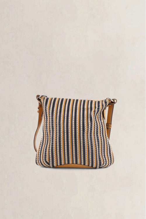 Delvaux Multicolor Flou Toile de Cuir Crossbody Bag