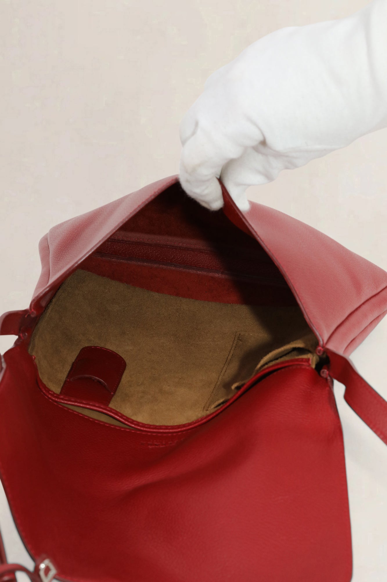 Delvaux Rosso Kot Crossbody Bag