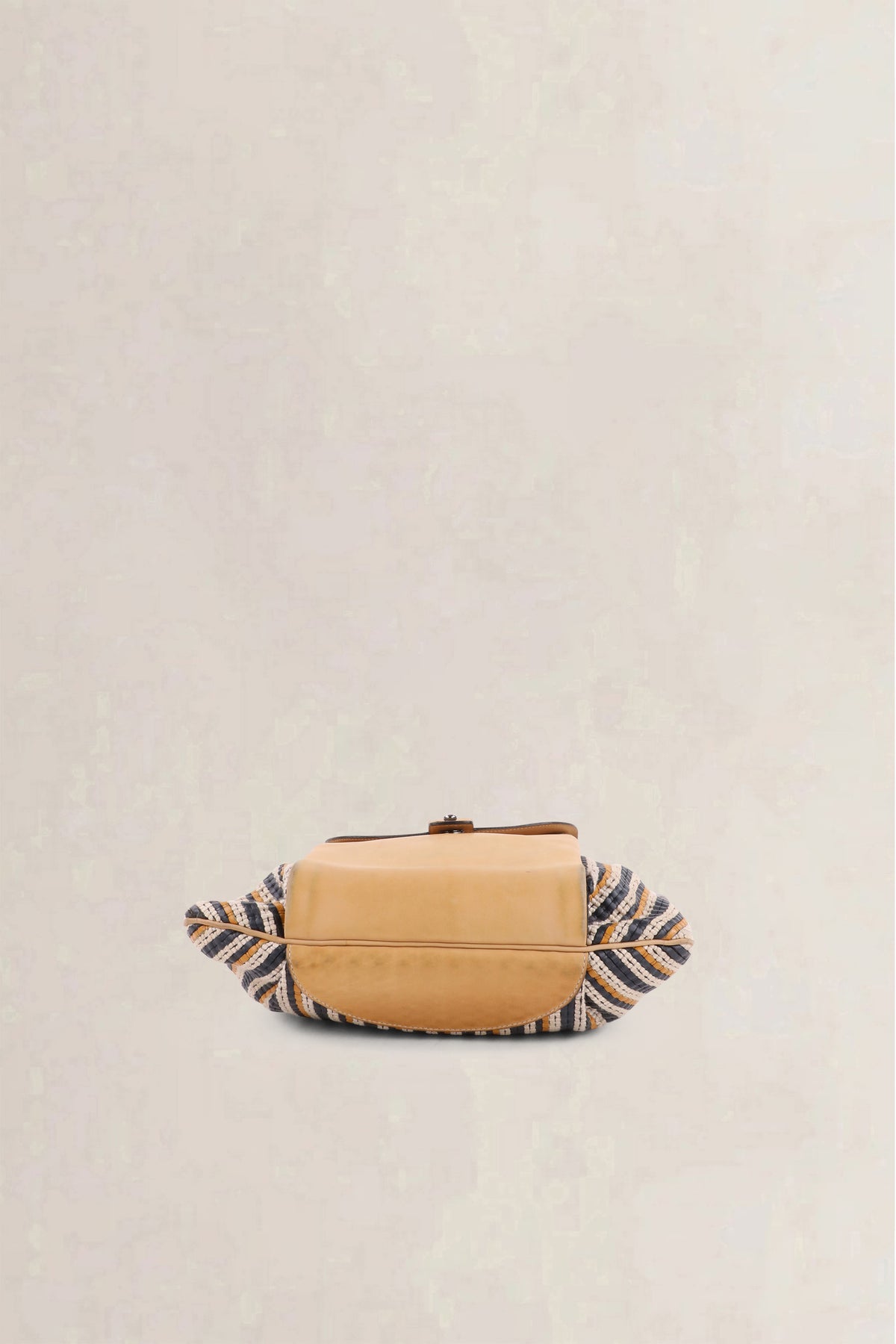 Delvaux Multicolor Flou Toile de Cuir Crossbody Bag