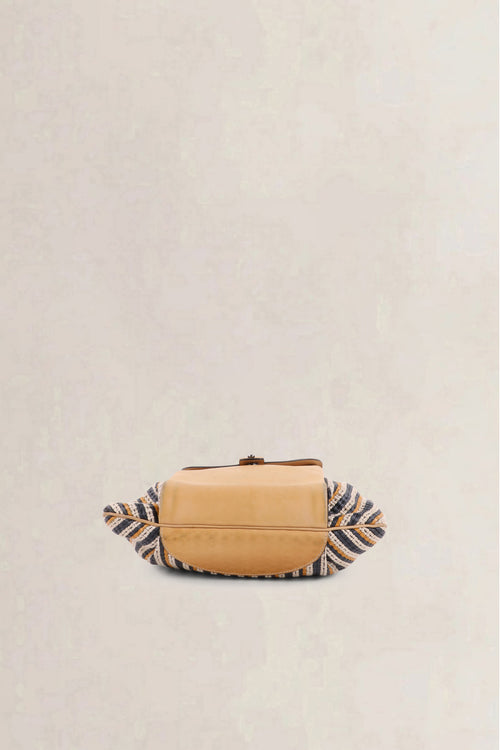 Delvaux Multicolor Flou Toile de Cuir Crossbody Bag