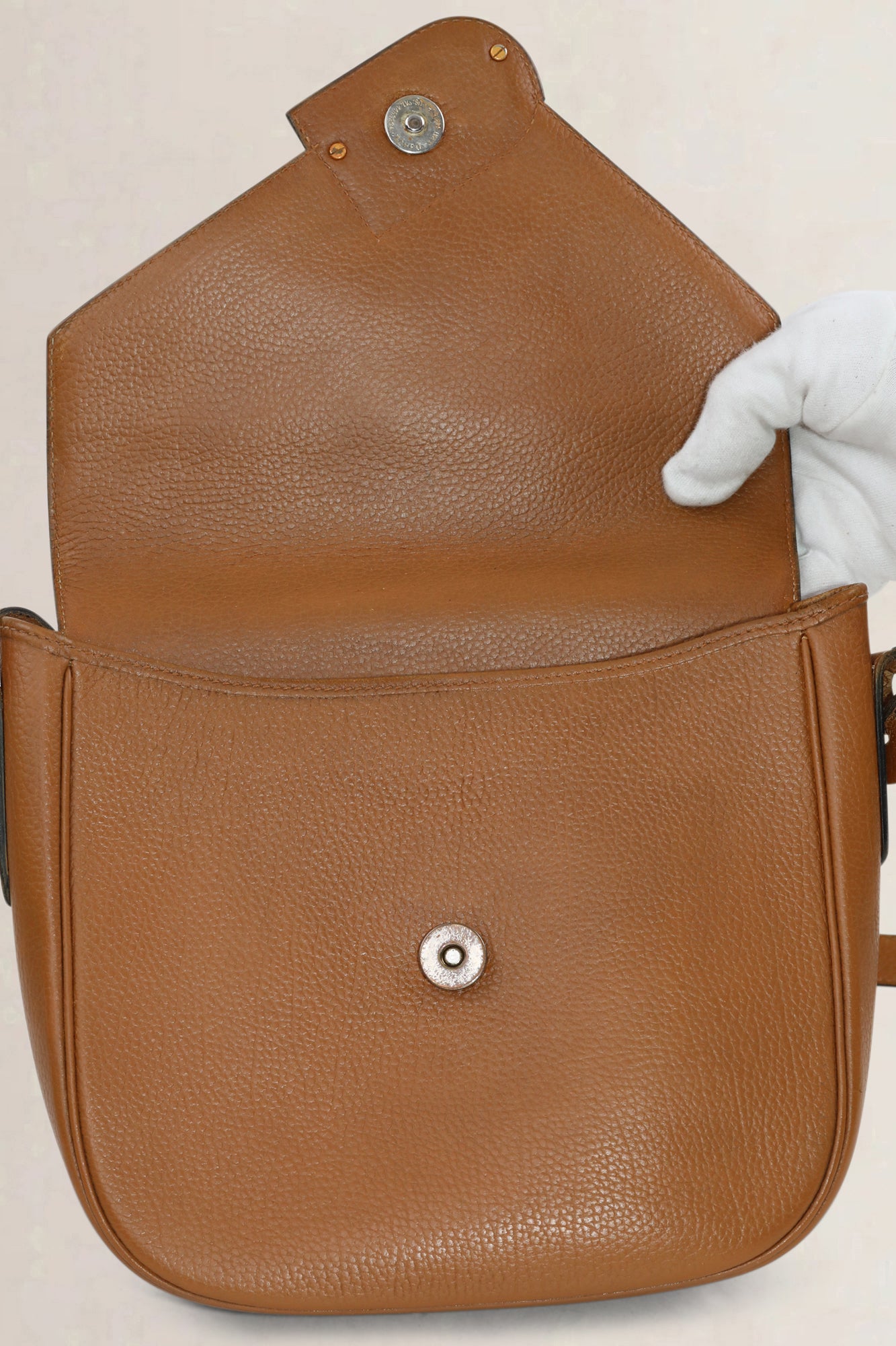 Delvaux Brown Leather Orphé Crossbody Bag