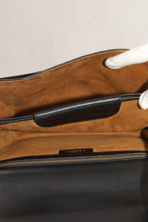 Delvaux Black Double D Crossbody Bag