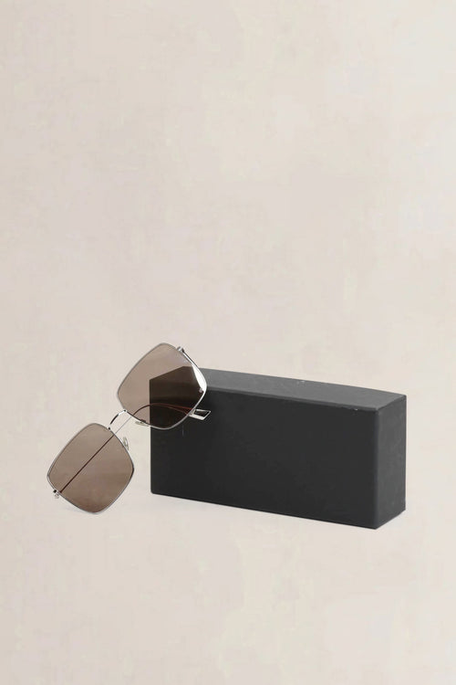 Christian Dior Silver Frame Sunglasses