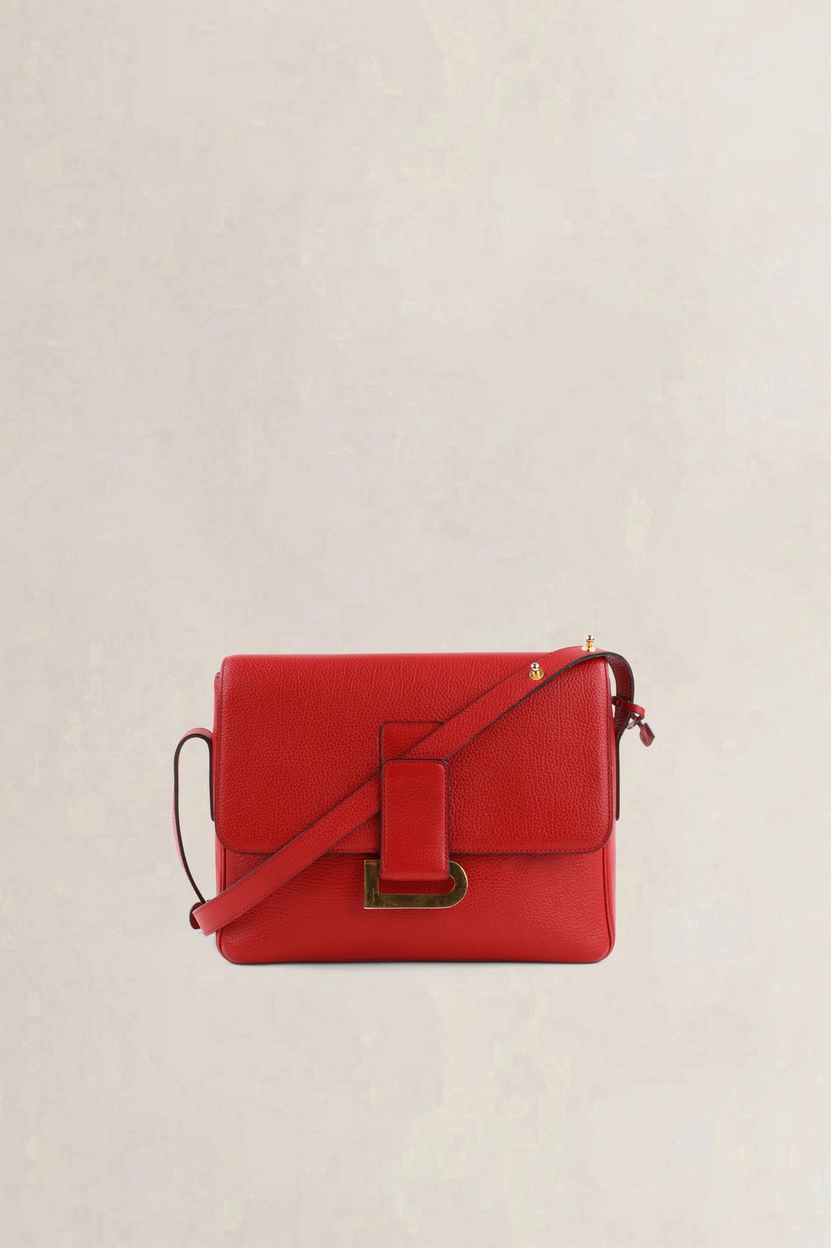 Delvaux Red Poirier Crossbody Bag