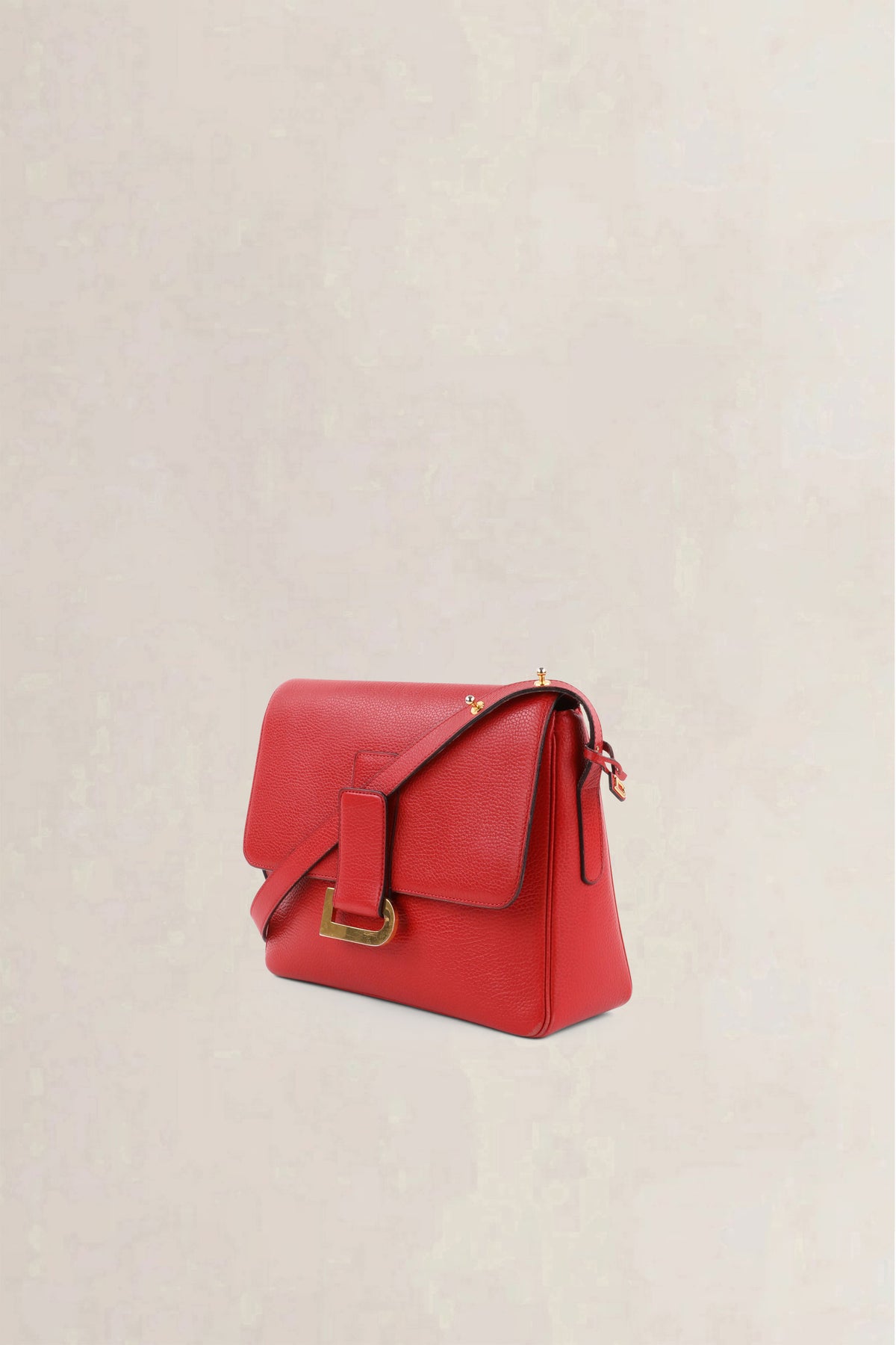 Delvaux Red Poirier Crossbody Bag