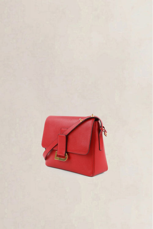 Delvaux Red Poirier Crossbody Bag