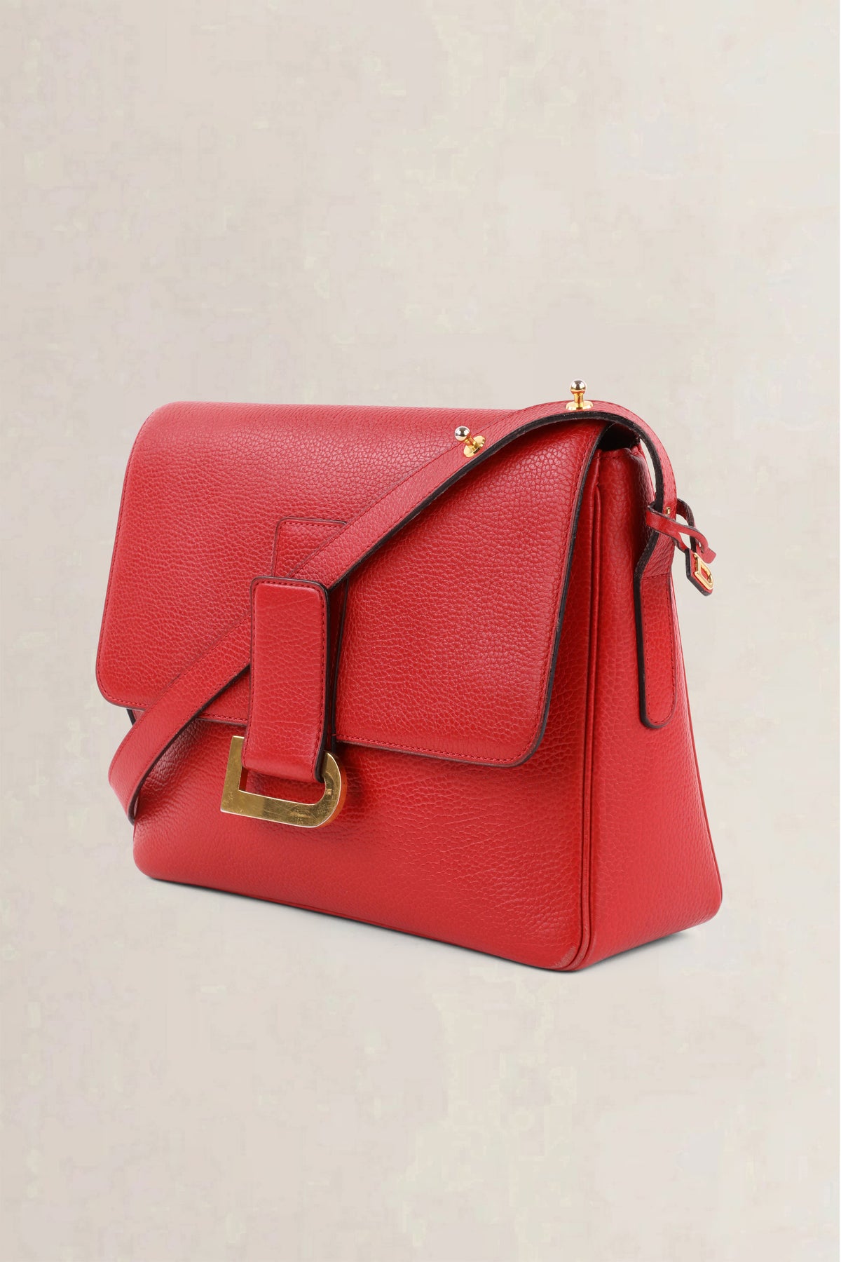 Delvaux Red Poirier Crossbody Bag