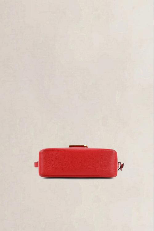Delvaux Red Poirier Crossbody Bag
