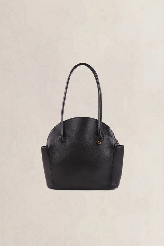 Delvaux Black Mousson Shoulder Bag