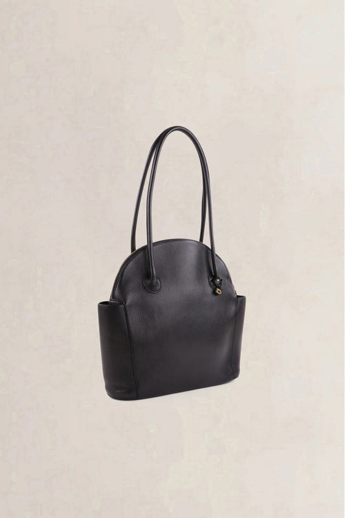 Delvaux Black Mousson Shoulder Bag