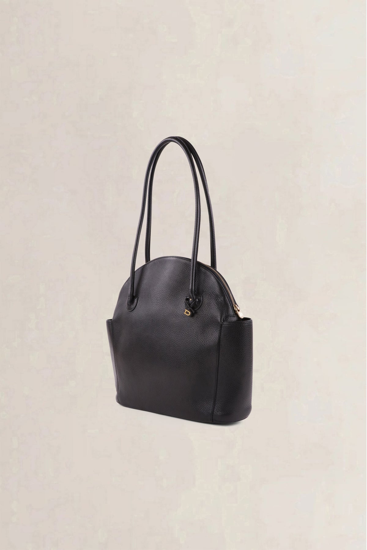 Delvaux Black Mousson Shoulder Bag