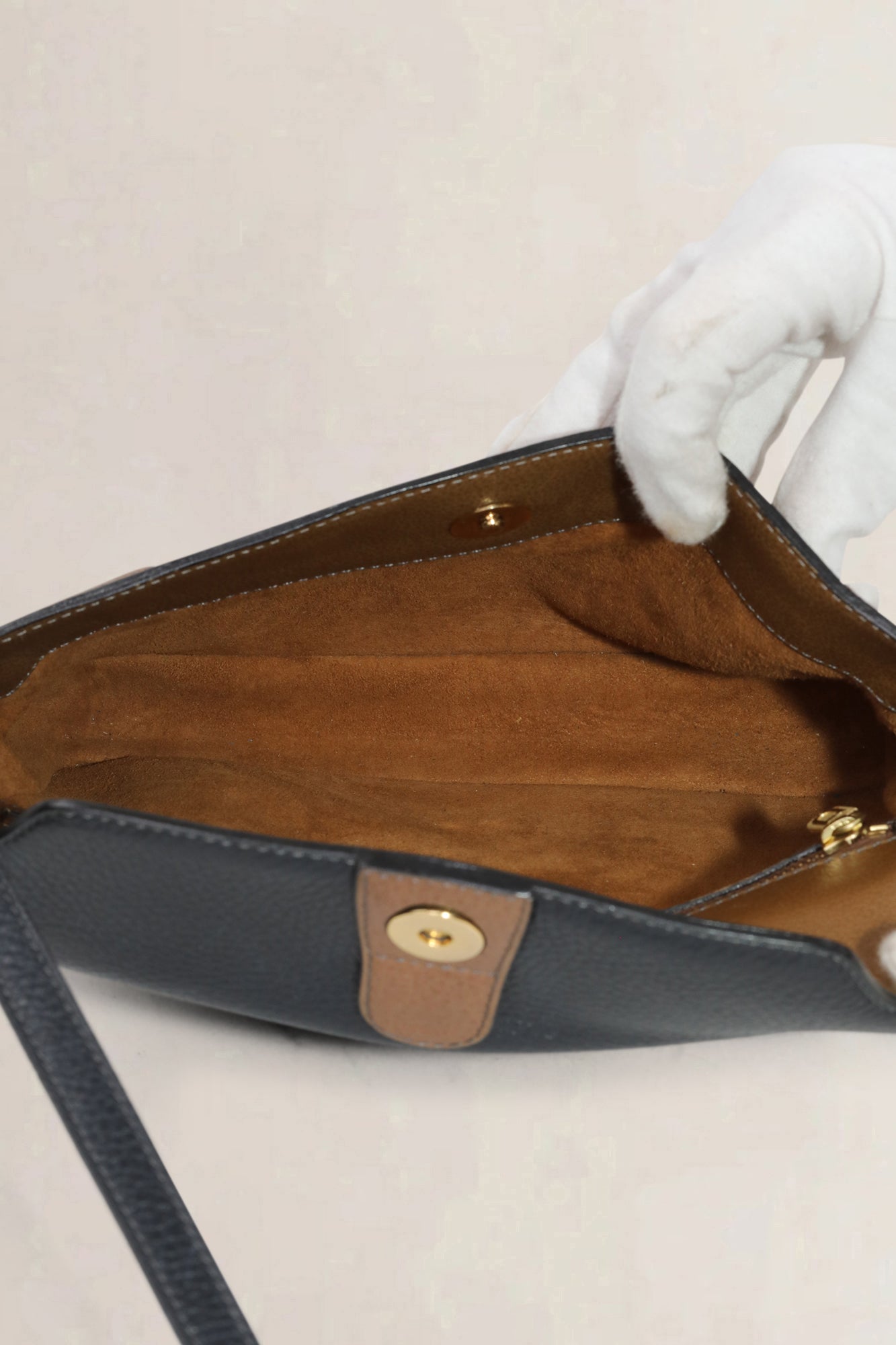 Delvaux Toile De Cuir Fuiraire Crossbody Bag