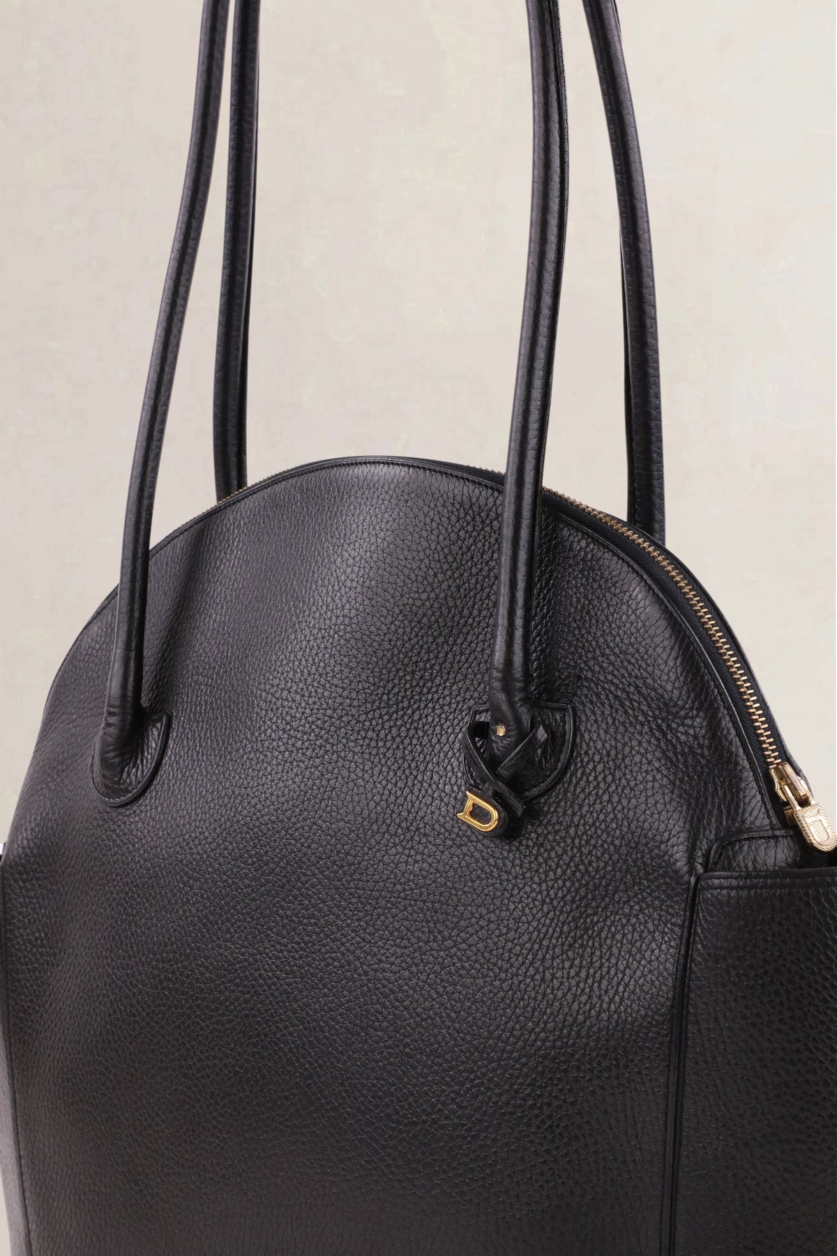 Delvaux Black Mousson Shoulder Bag