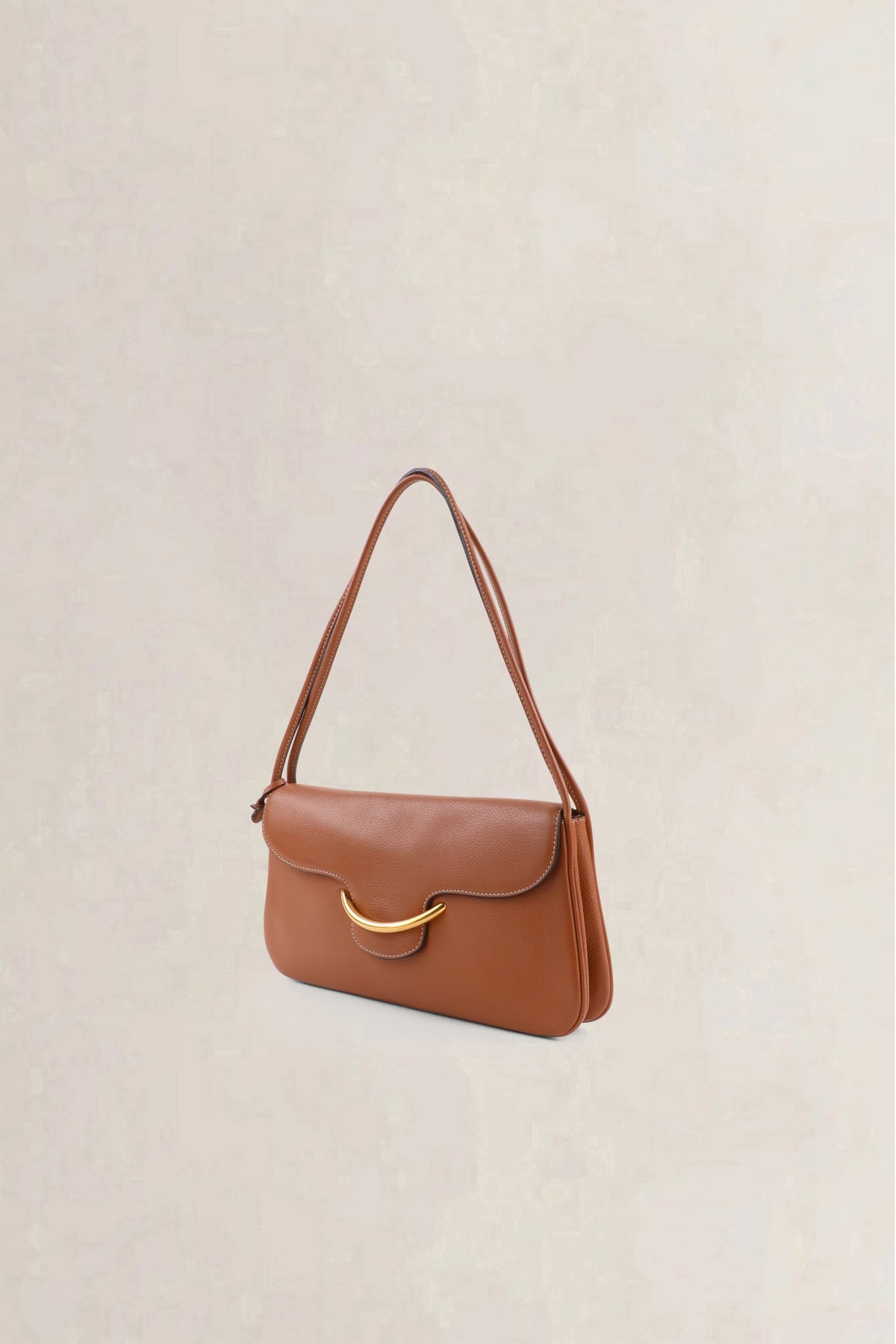 Delvaux Cognac Shoulder Bag