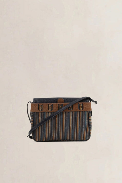 Delvaux Toile De Cuir Fuiraire Crossbody Bag