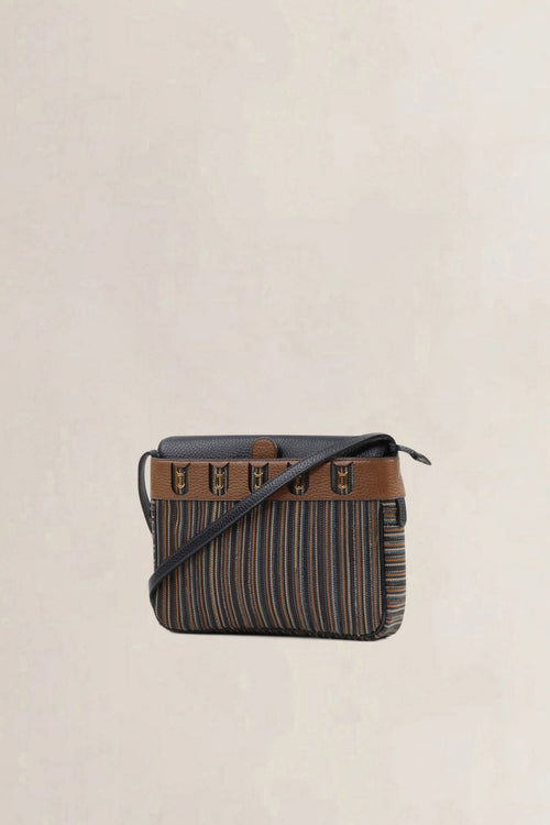 Delvaux Toile De Cuir Fuiraire Crossbody Bag