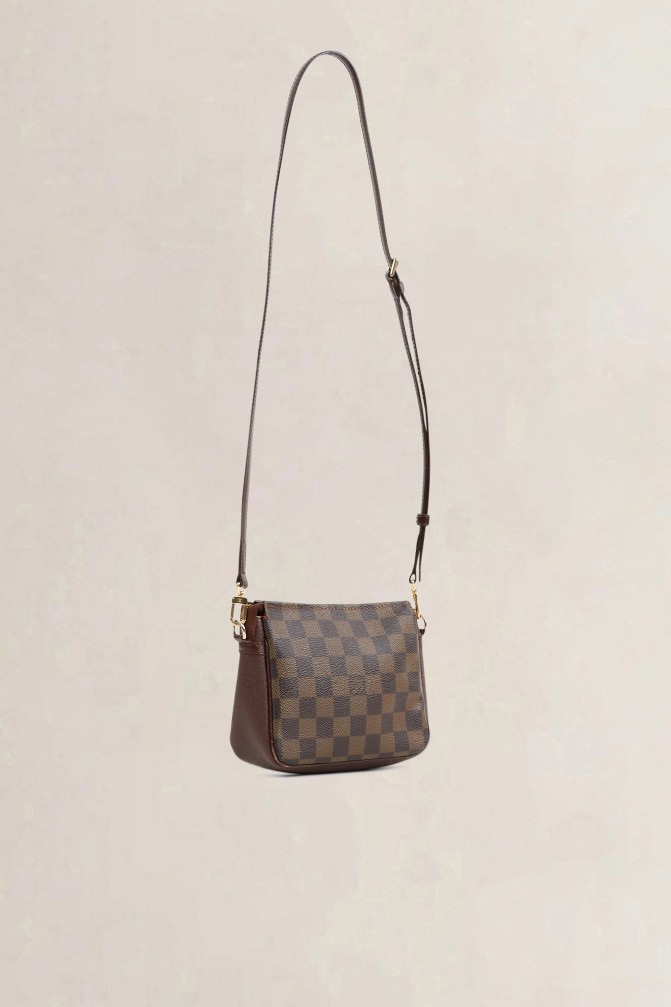Louis Vuitton Damier Ebene Trousse Pochette Crossbody Bag