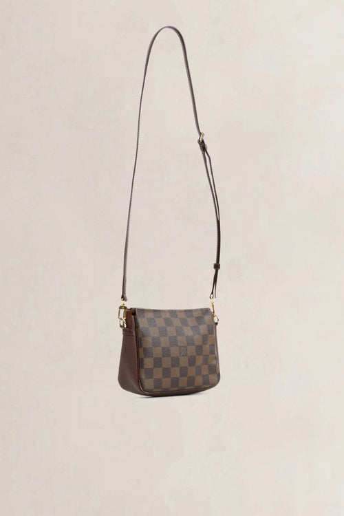 Louis Vuitton Damier Ebene Trousse Pochette Crossbody Bag