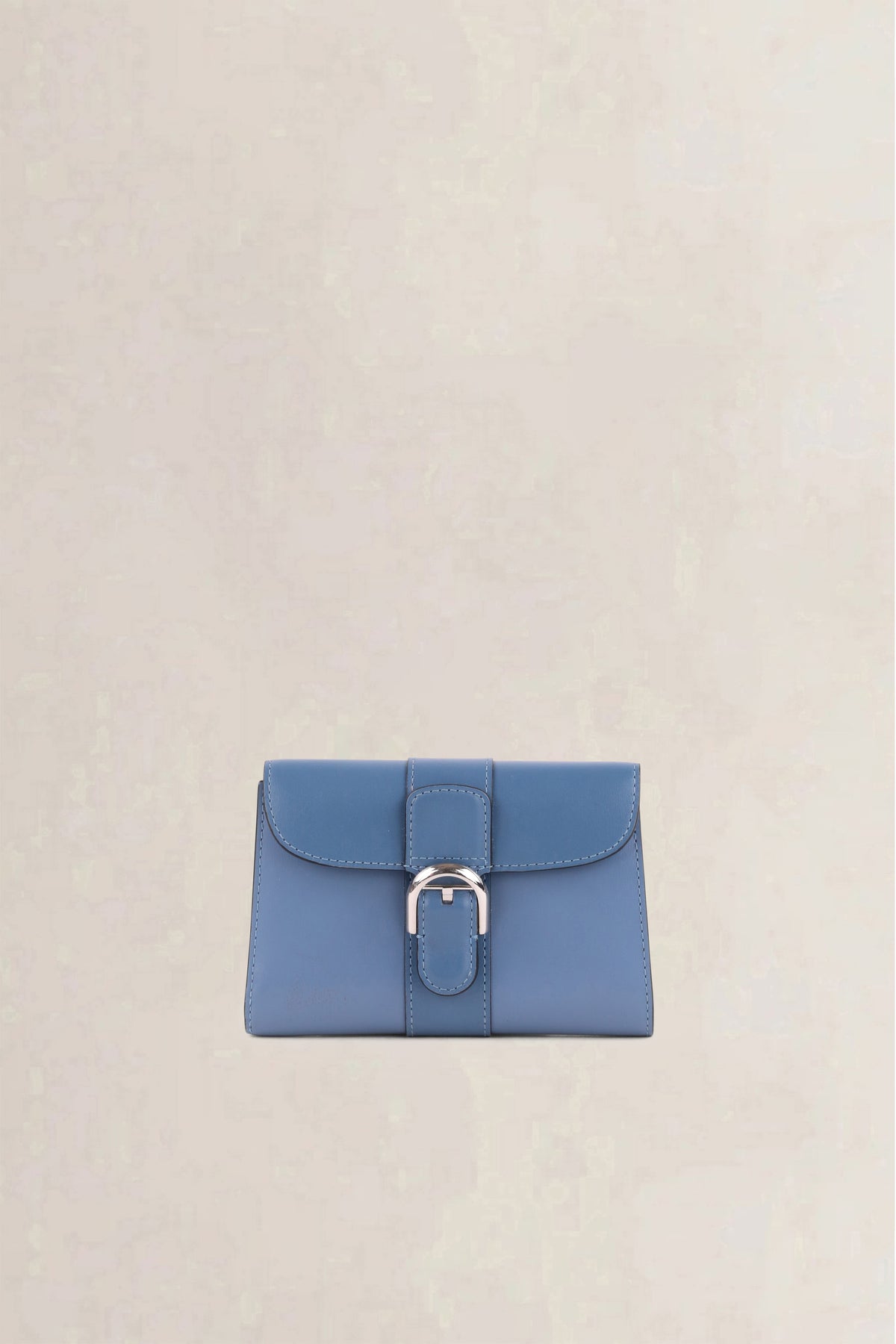 Delvaux Blue Brillant Compact Wallet