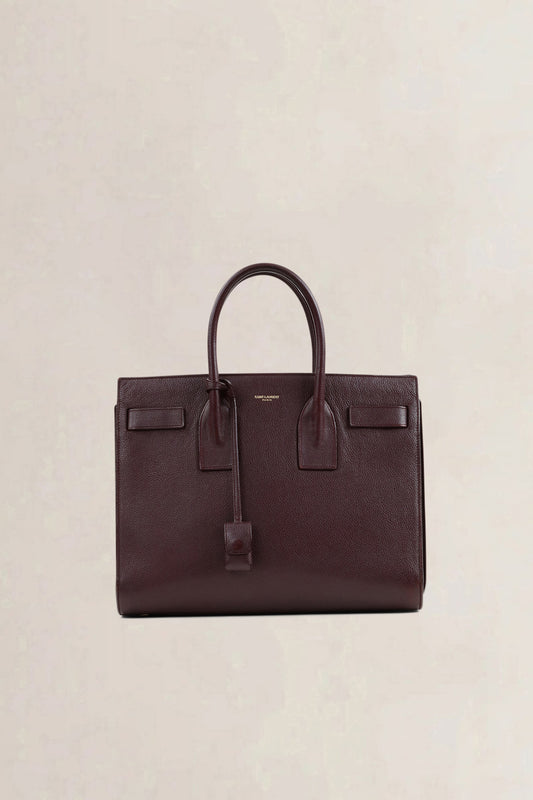 Saint Laurent Burgundy Sac De Jour Small
