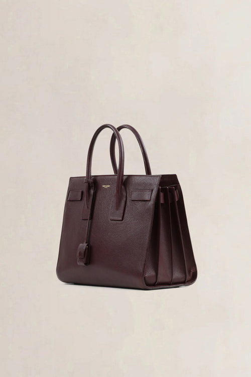 Saint Laurent Burgundy Sac De Jour Small