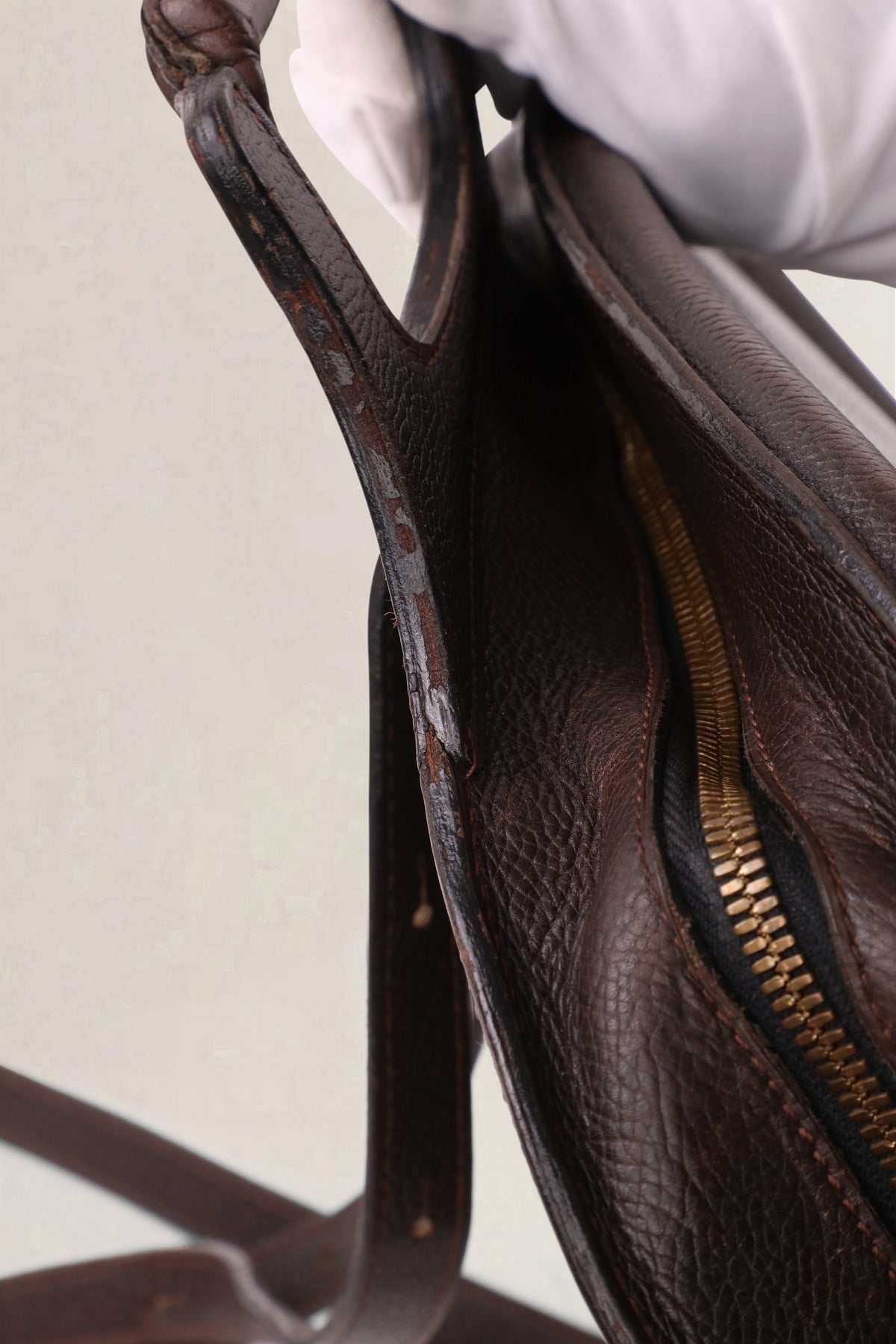 Delvaux Vintage Dark Brown Jumping Calf Backpack