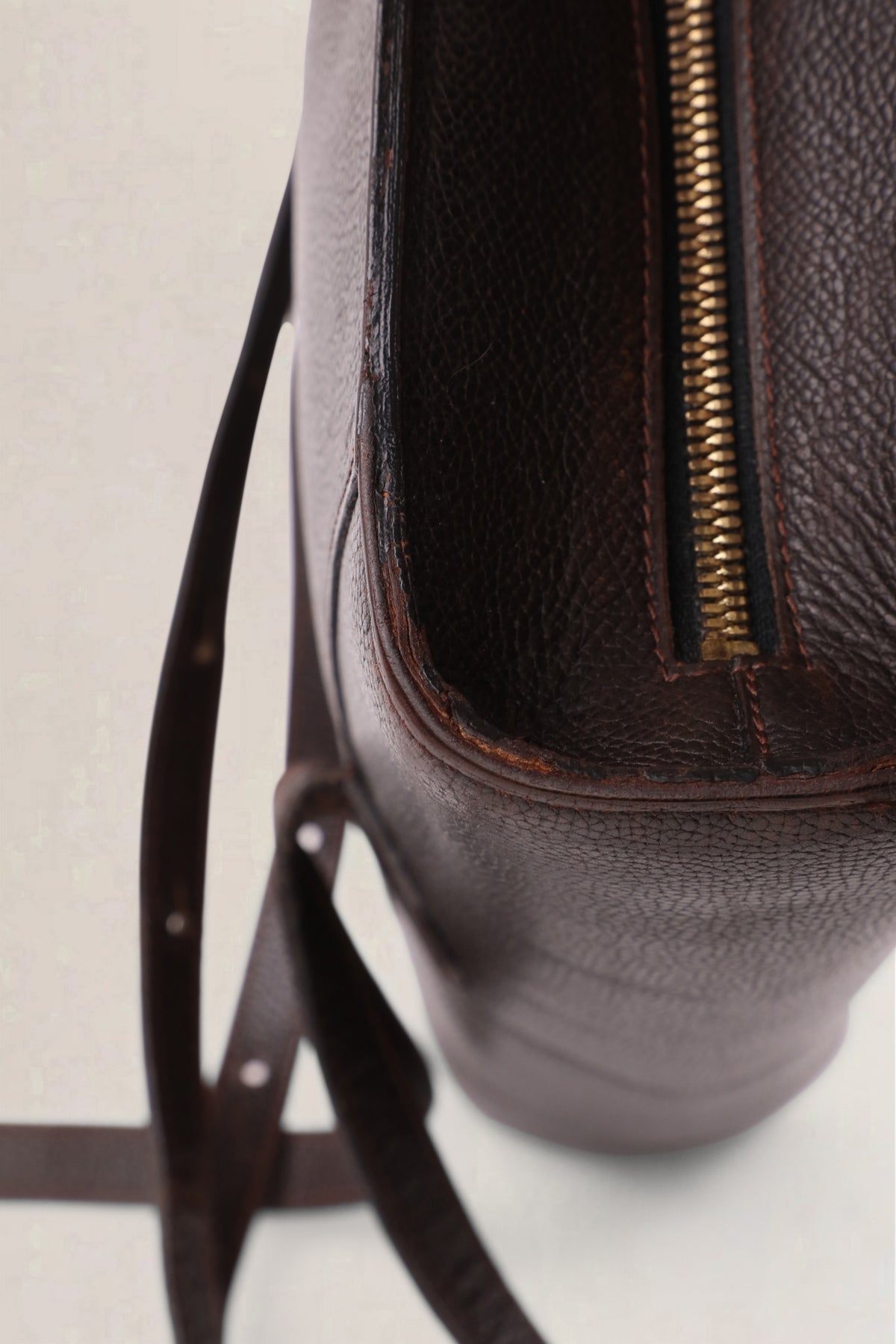 Delvaux Vintage Dark Brown Jumping Calf Backpack