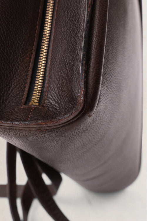 Delvaux Vintage Dark Brown Jumping Calf Backpack