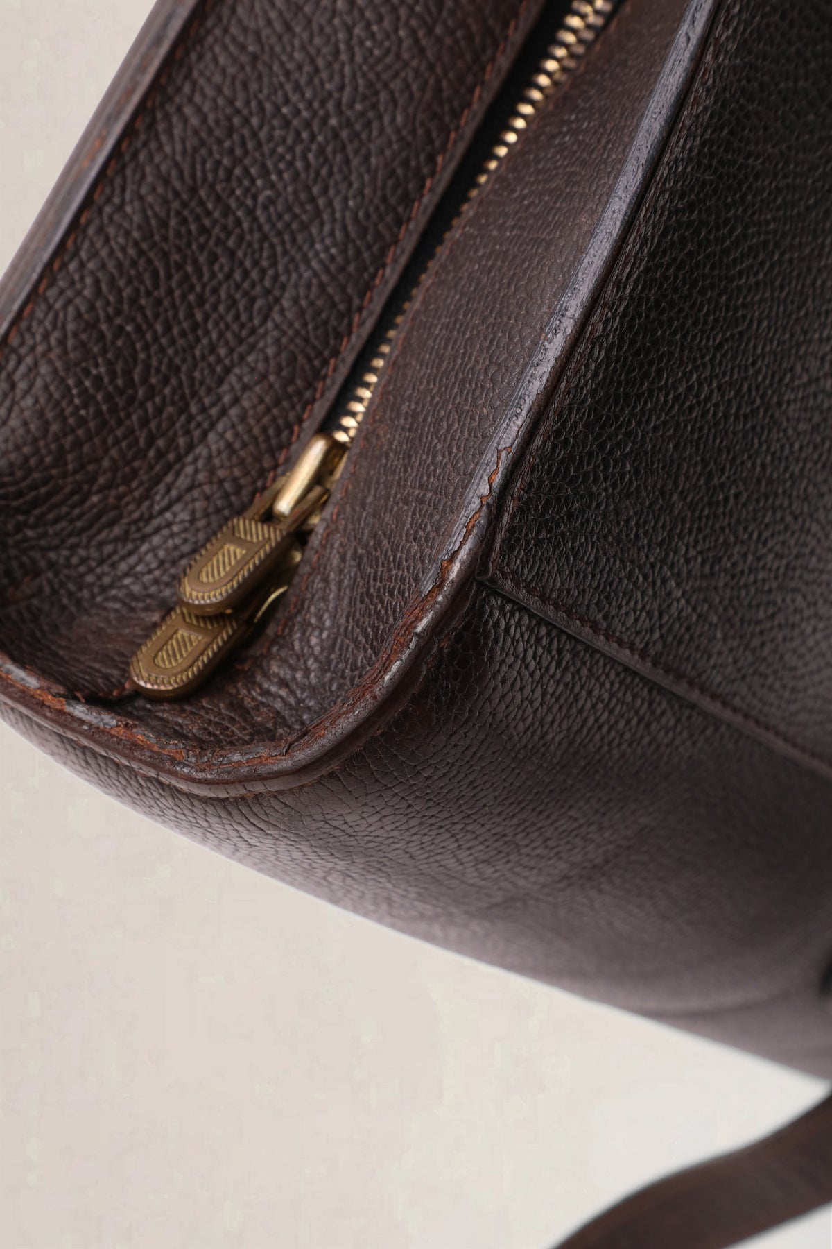 Delvaux Vintage Dark Brown Jumping Calf Backpack
