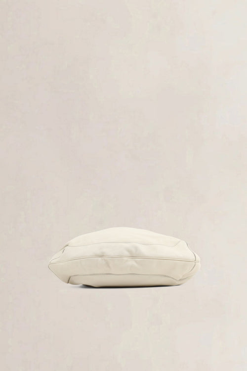 Gucci White Peggy Bamboo Top Handle Bag