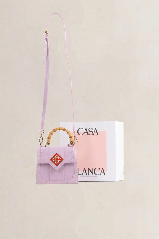 Casablanca Lilac Mini Jeanne Crossbody Bag