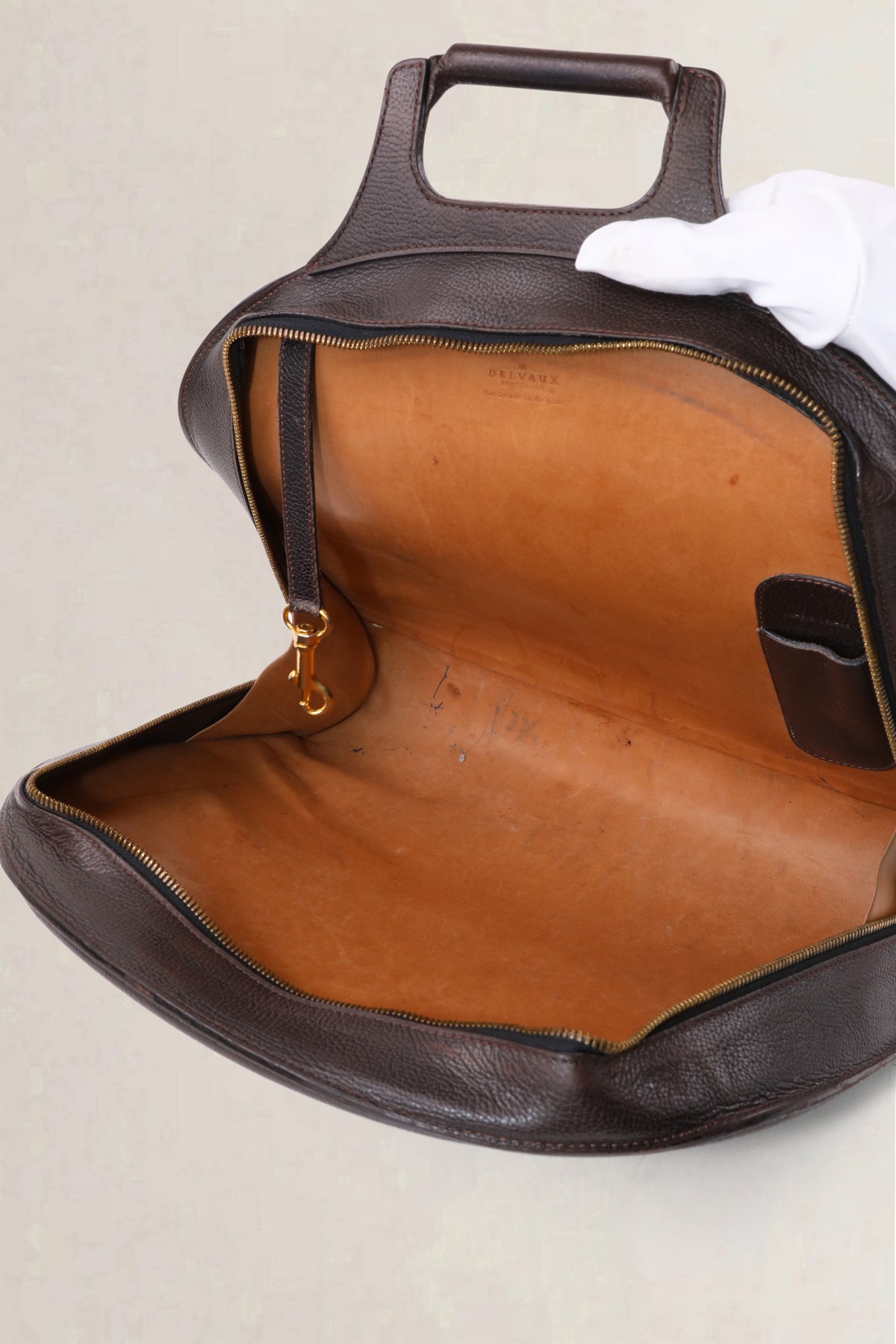 Delvaux Dark Brown Jumping Calf — vintage
