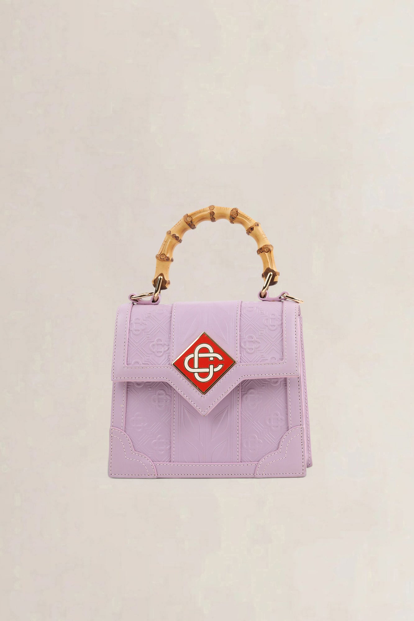 Casablanca Lilac Mini Jeanne Crossbody Bag