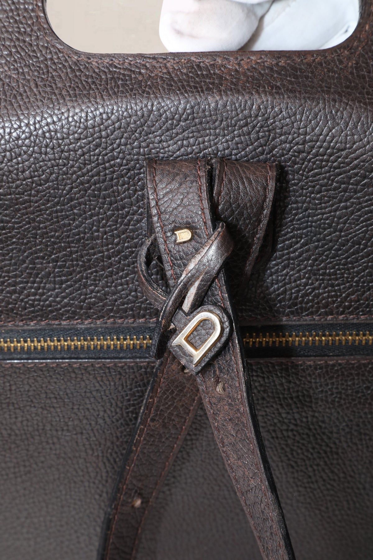 Delvaux Vintage Dark Brown Jumping Calf Backpack