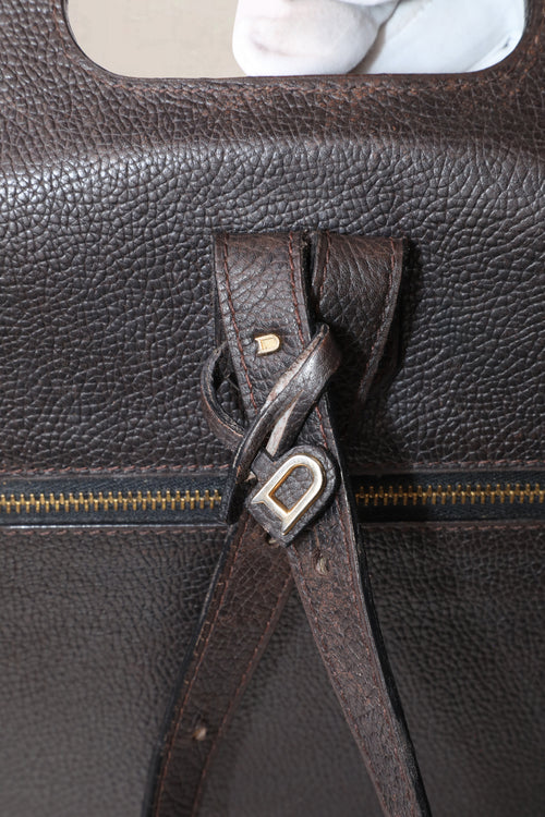 Delvaux Vintage Dark Brown Jumping Calf Backpack