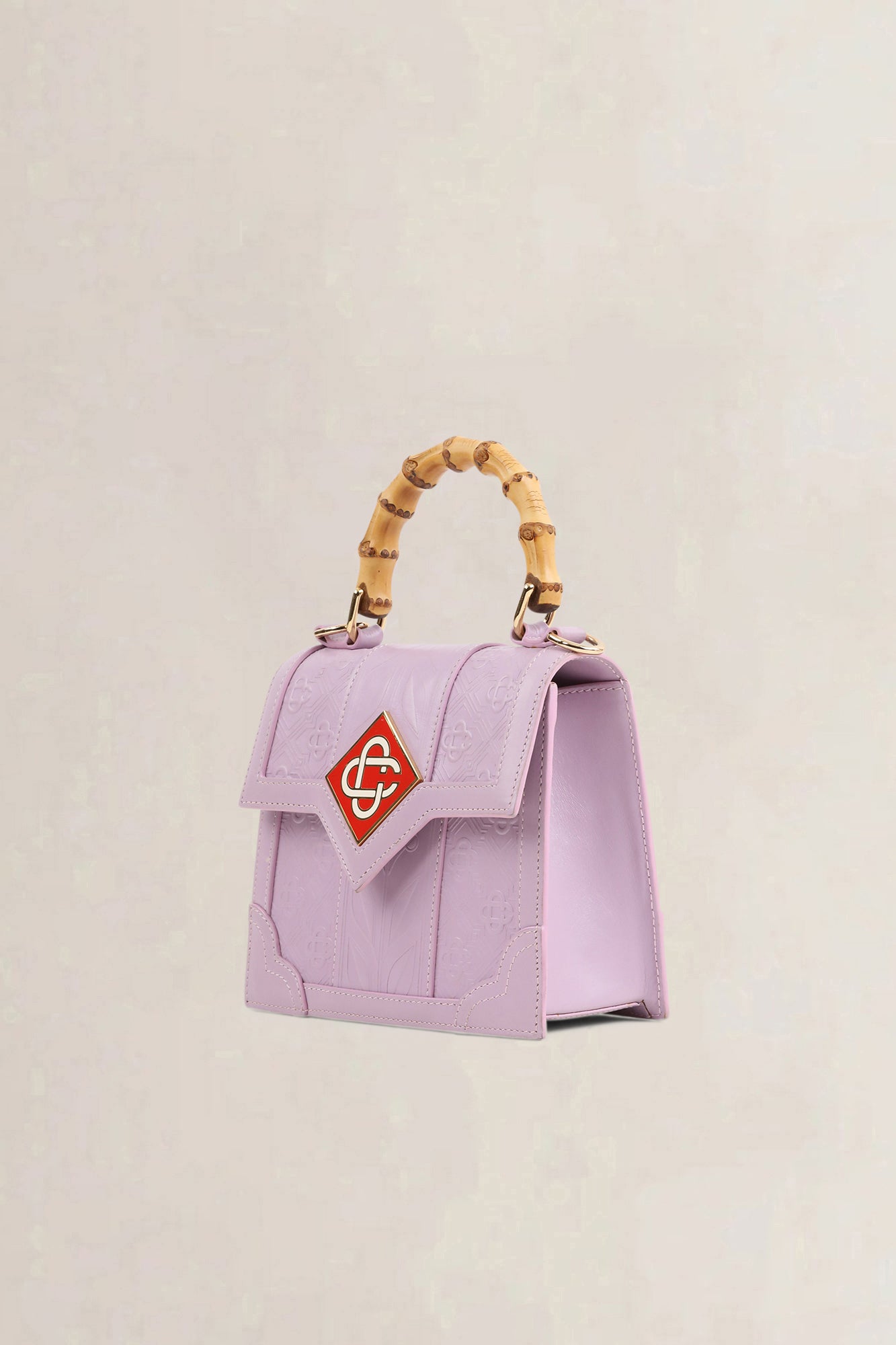 Casablanca Lilac Mini Jeanne Crossbody Bag