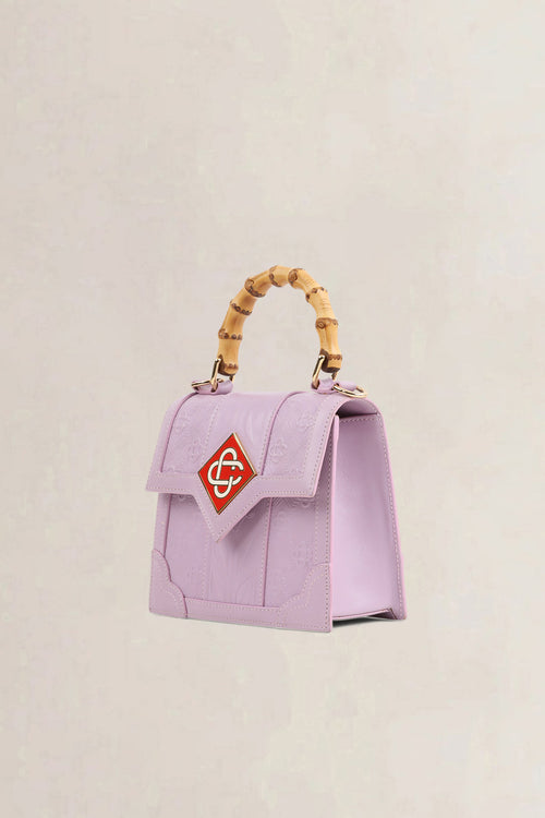 Casablanca Lilac Mini Jeanne Crossbody Bag