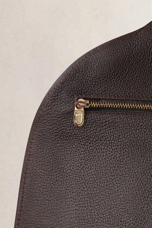 Delvaux Vintage Dark Brown Jumping Calf Backpack