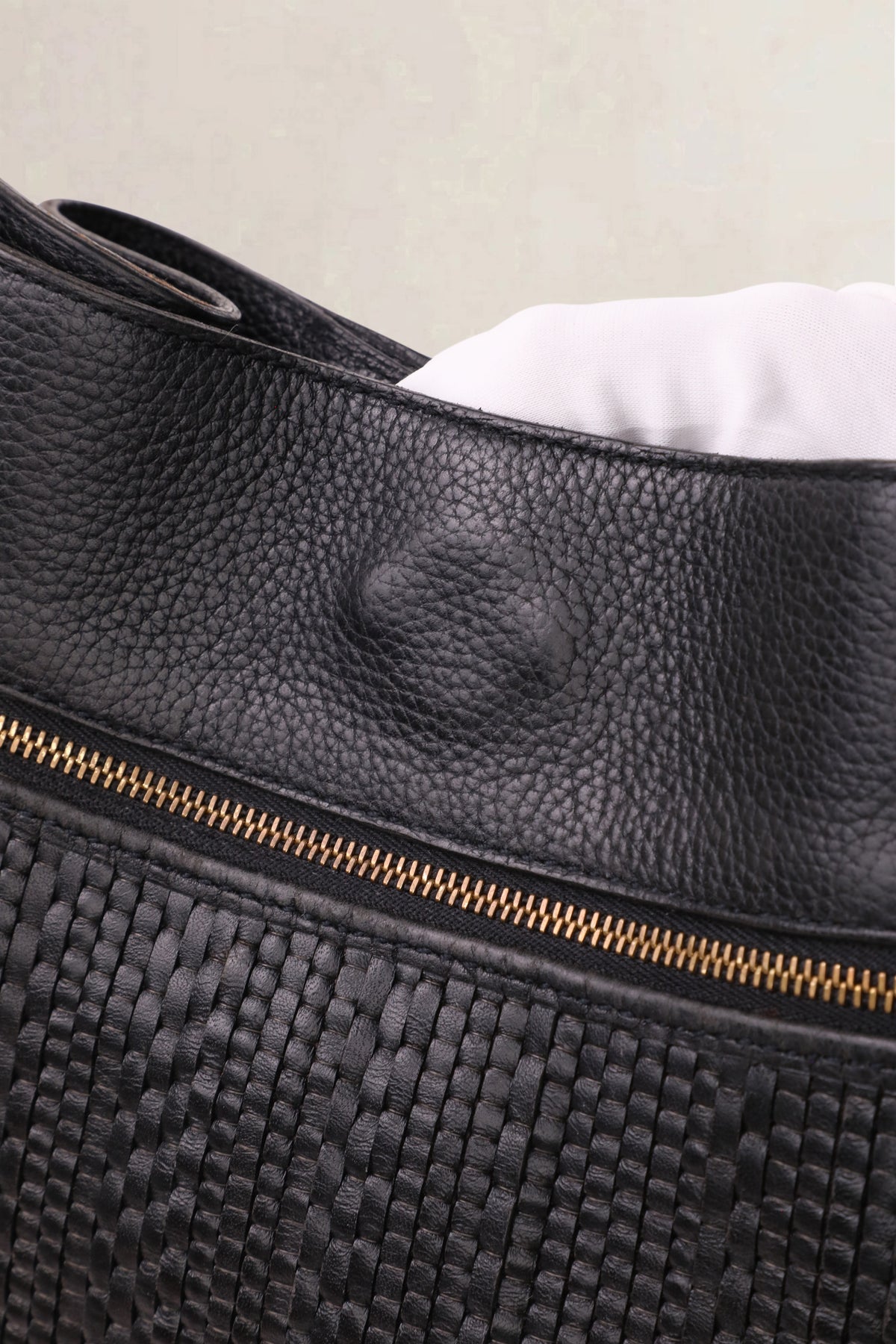 Delvaux Black Bergerac Toile de Cuir Crossbody Bag