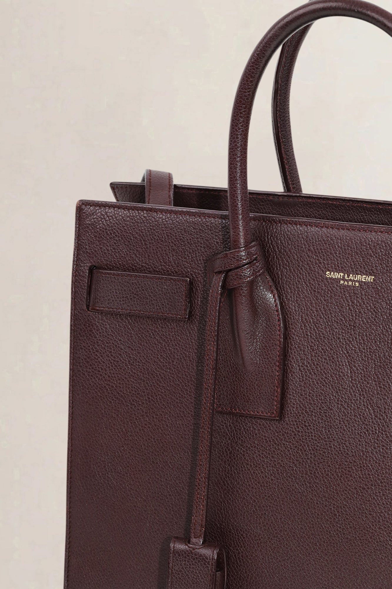 Saint Laurent Burgundy Sac De Jour Small