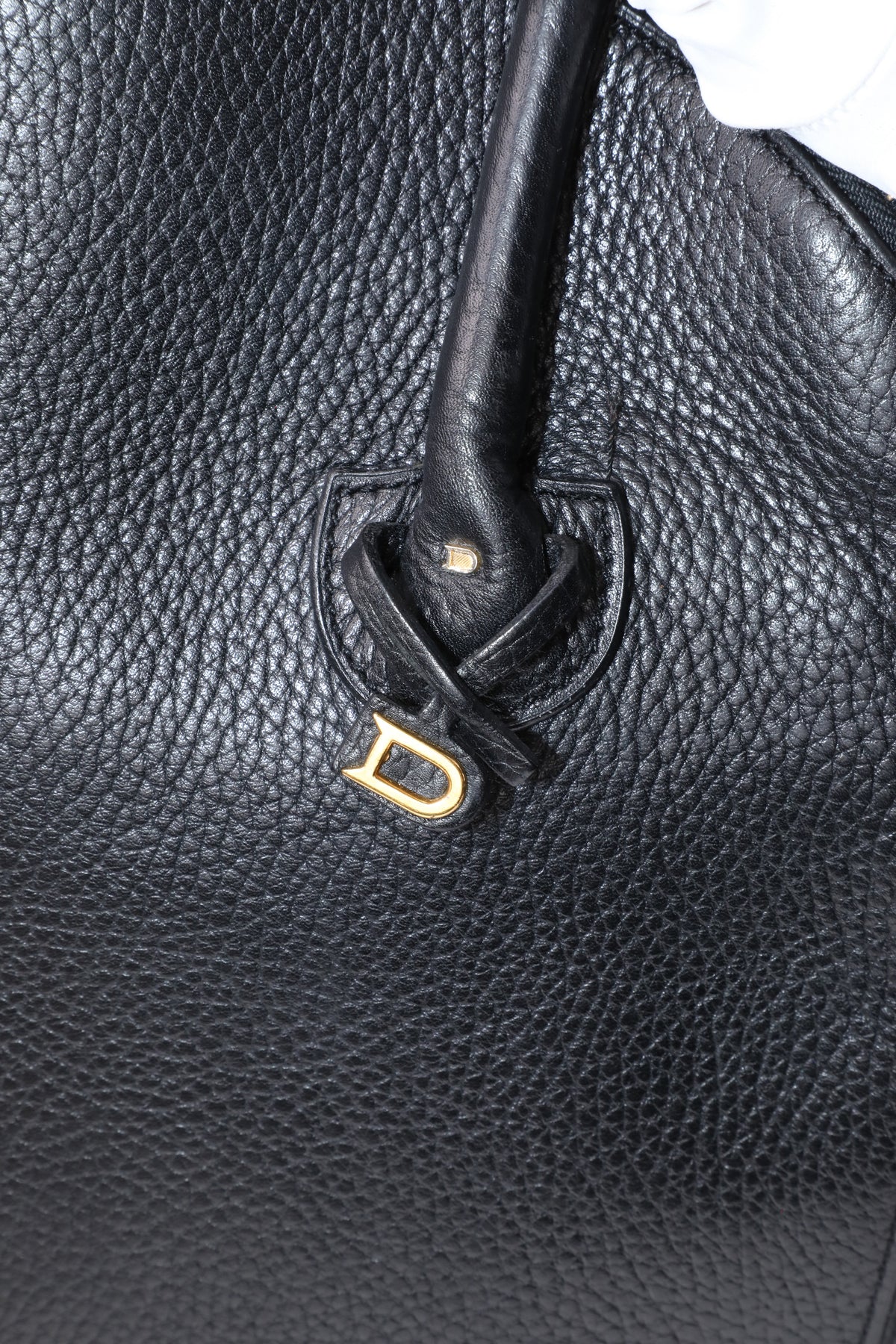 Delvaux Black Mousson Shoulder Bag