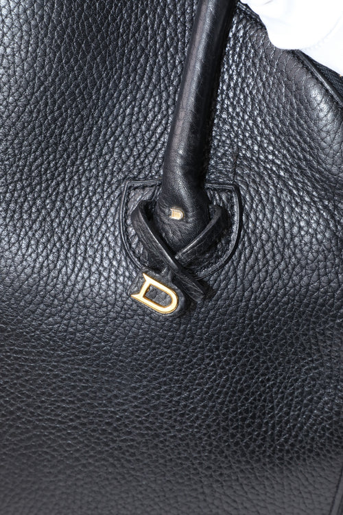 Delvaux Black Mousson Shoulder Bag