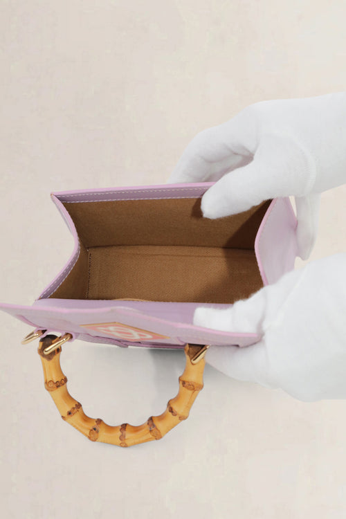 Casablanca Lilac Mini Jeanne Crossbody Bag