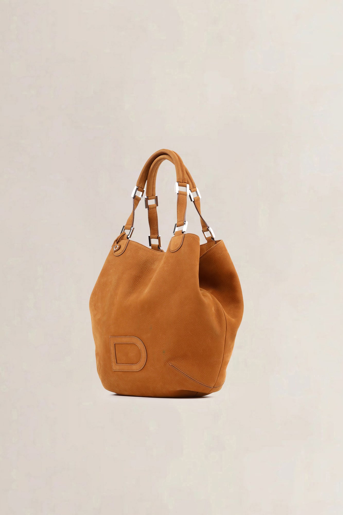 Delvaux Cognac Nubuck Louise — vintage