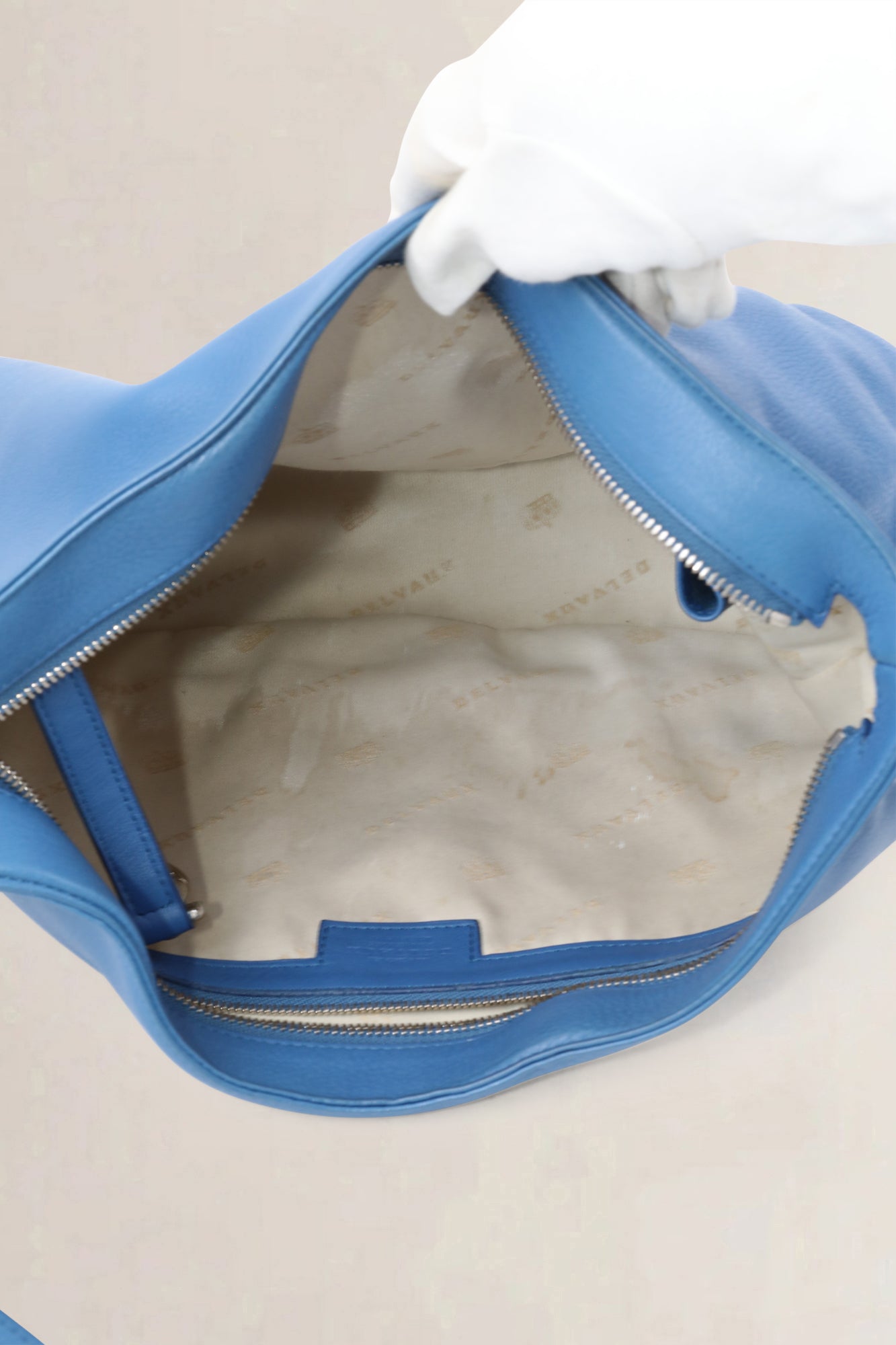 Delvaux Blue Louise Besace Crossbody Bag